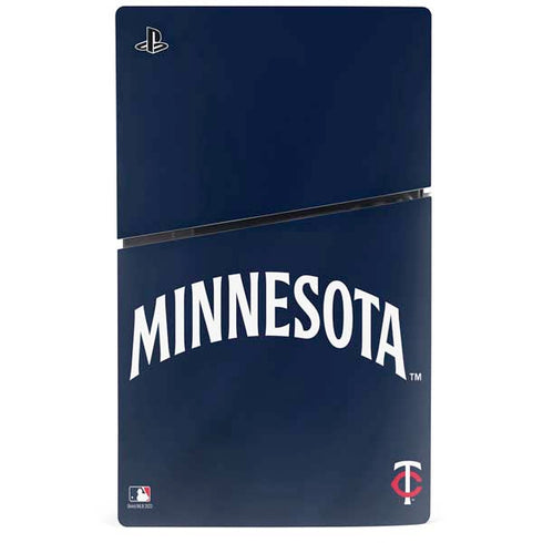 MLB Minnesota Twins Alternate/Away Jersey PS5 Slim Disk Console Skin