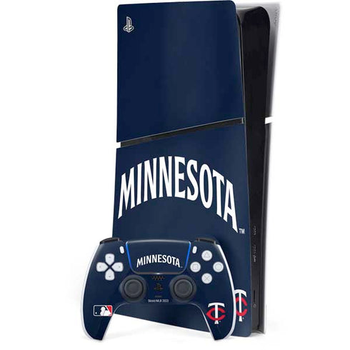 MLB Minnesota Twins Alternate/Away Jersey PS5 Slim Digital Edition Bundle Skin