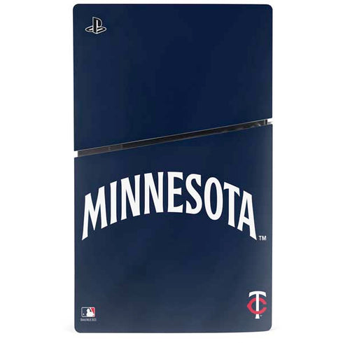 MLB Minnesota Twins Alternate/Away Jersey PS5 Slim Digital Edition Console Skin