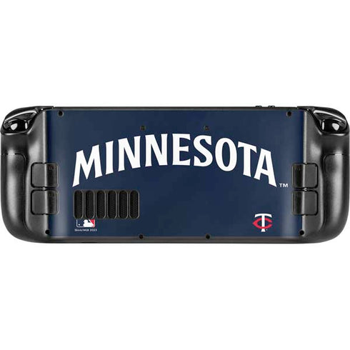 MLB Minnesota Twins Alternate/Away Jersey Steam Deck Handheld Gaming Computer Skin