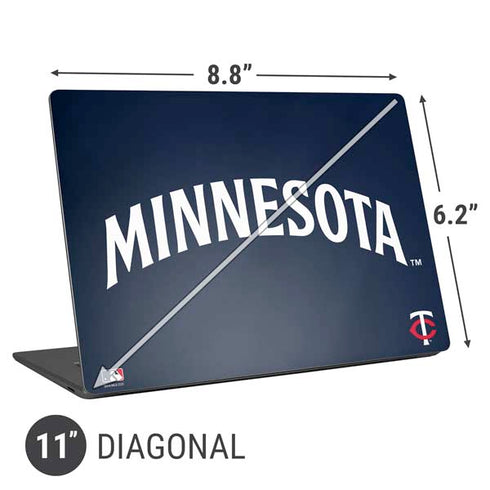 MLB Minnesota Twins Alternate/Away Jersey Universal Laptop 11in (8.8 x 6.2in) Skin