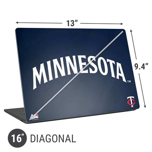 MLB Minnesota Twins Alternate/Away Jersey Universal Laptop 16in (13 x 9.4in) Skin