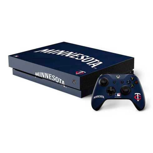 MLB Minnesota Twins Alternate/Away Jersey Xbox One X Bundle Skin