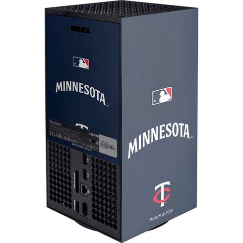 MLB Minnesota Twins Alternate/Away Jersey Xbox Series X Console Skin