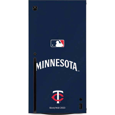 MLB Minnesota Twins Alternate/Away Jersey Xbox Series X Console Skin