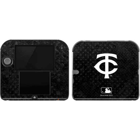 MLB Minnesota Twins Dark Wash Nintendo 2DS Skin