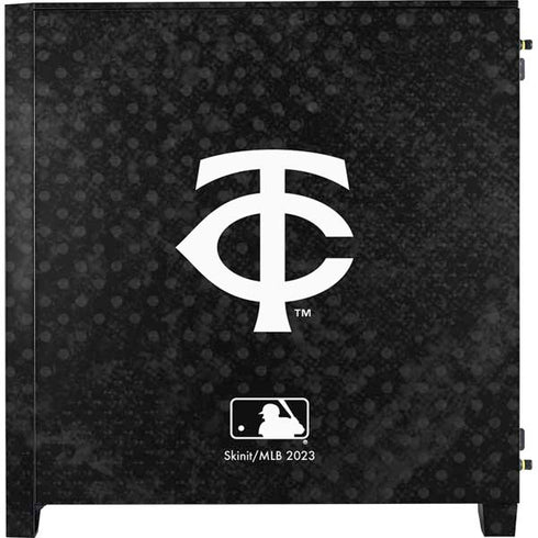 MLB Minnesota Twins Dark Wash Corsair 4000D Tempered Glass Mid-Tower ATX Case Skin