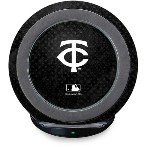 MLB Minnesota Twins Dark Wash Fast Charge Wireless Charging Stand Skin
