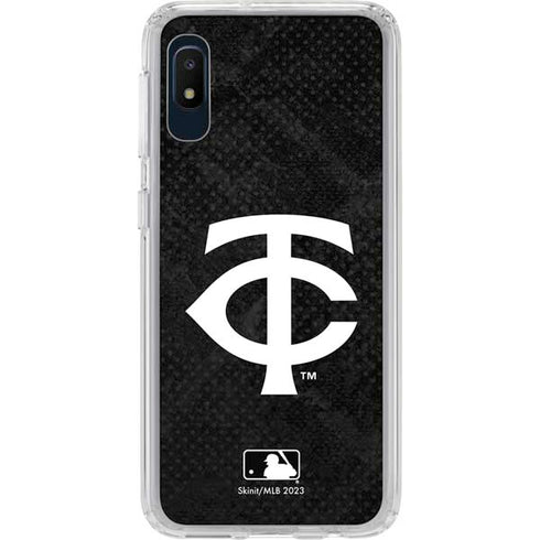 MLB Minnesota Twins Dark Wash Galaxy A10e Clear Case