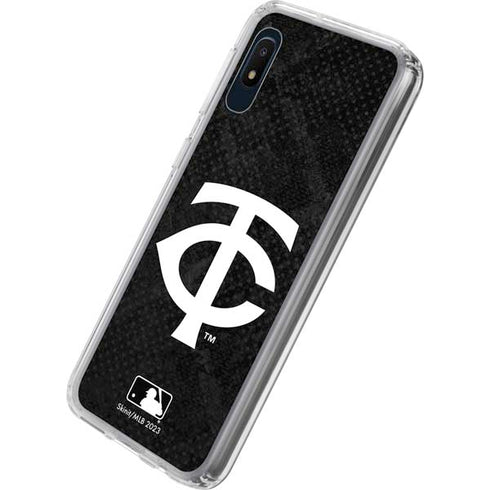 MLB Minnesota Twins Dark Wash Galaxy A10e Clear Case