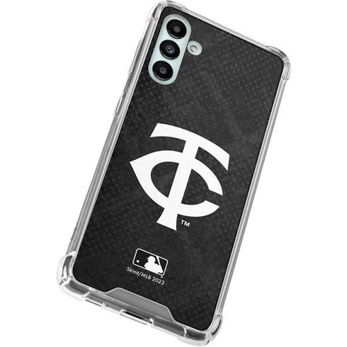 MLB Minnesota Twins Dark Wash Galaxy A13 5G Clear Case
