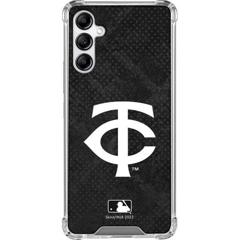 MLB Minnesota Twins Dark Wash Galaxy A14 5G Clear Case