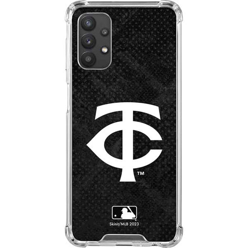 MLB Minnesota Twins Dark Wash Galaxy A32 5G Clear Case