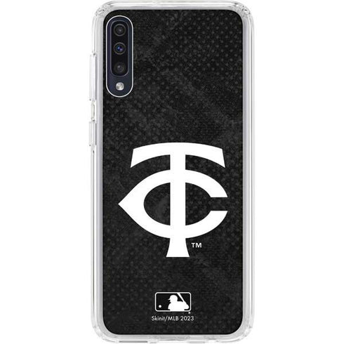 MLB Minnesota Twins Dark Wash Galaxy A50 Clear Case