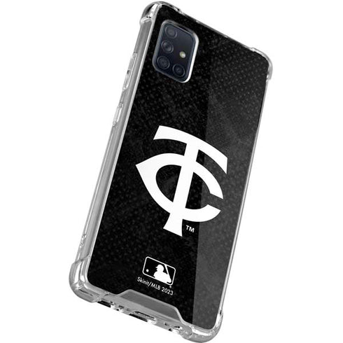 MLB Minnesota Twins Dark Wash Galaxy A51 5G Clear Case