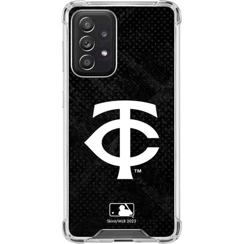 MLB Minnesota Twins Dark Wash Galaxy A52 5G Clear Case