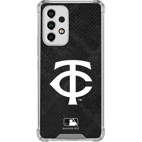 MLB Minnesota Twins Dark Wash Galaxy A53 5G Clear Case