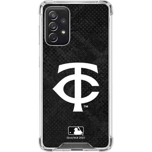MLB Minnesota Twins Dark Wash Galaxy A72 5G Clear Case