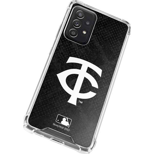 MLB Minnesota Twins Dark Wash Galaxy A72 5G Clear Case