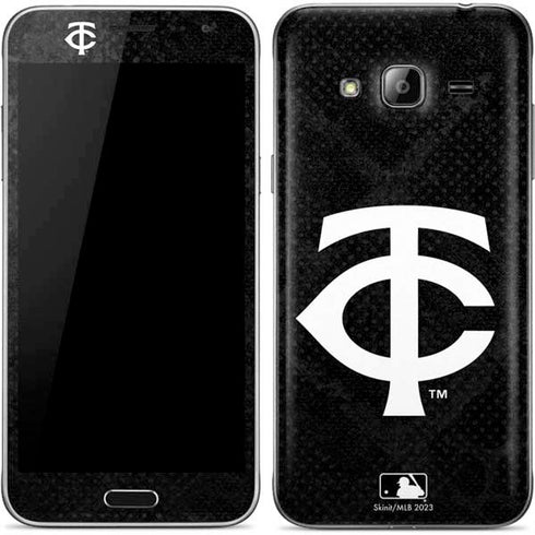 MLB Minnesota Twins Dark Wash Galaxy J3 Skin