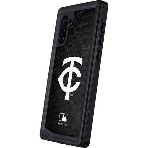 MLB Minnesota Twins Dark Wash Galaxy Note 10 Waterproof Case