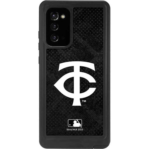 MLB Minnesota Twins Dark Wash Galaxy Note20 5G Waterproof Case