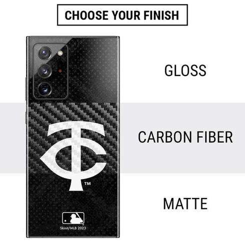 MLB Minnesota Twins Dark Wash Galaxy Note20 Ultra 5G Skin