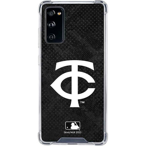 MLB Minnesota Twins Dark Wash Galaxy S20 FE Clear Case