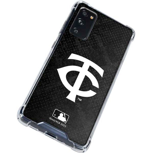 MLB Minnesota Twins Dark Wash Galaxy S20 FE Clear Case