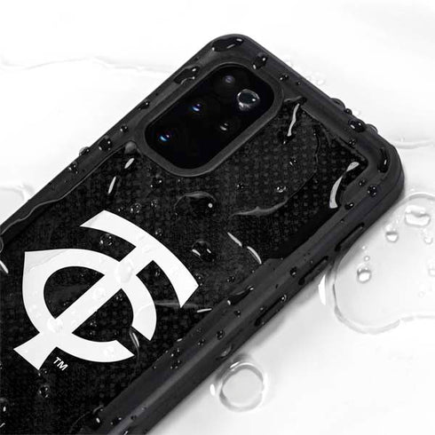 MLB Minnesota Twins Dark Wash Galaxy S20 Plus Waterproof Case