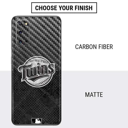 MLB Minnesota Twins Dark Wash Galaxy S20 Skin