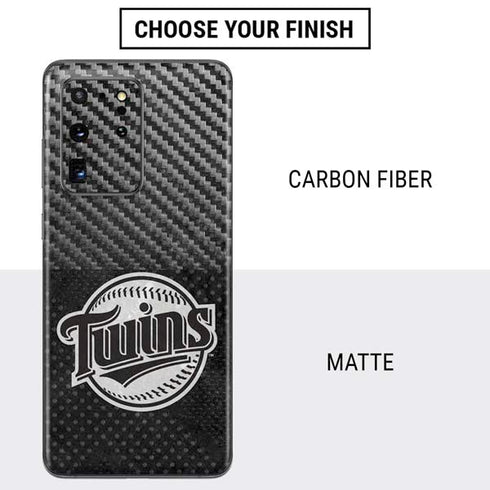 MLB Minnesota Twins Dark Wash Galaxy S20 Ultra 5G Skin