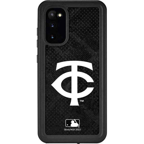 MLB Minnesota Twins Dark Wash Galaxy S20 Waterproof Case