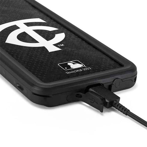 MLB Minnesota Twins Dark Wash Galaxy S20 Waterproof Case
