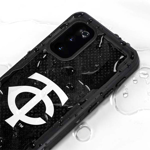 MLB Minnesota Twins Dark Wash Galaxy S20 Waterproof Case