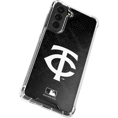MLB Minnesota Twins Dark Wash Galaxy S21 FE Clear Case