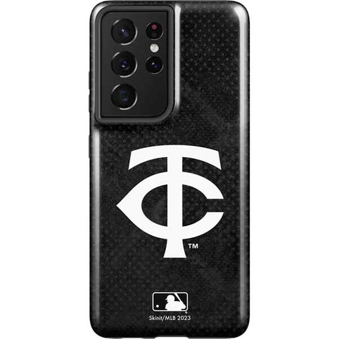 MLB Minnesota Twins Dark Wash Galaxy S21 Ultra 5G Pro Case