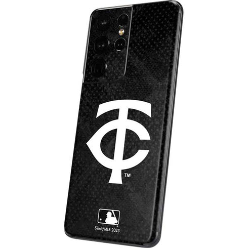 MLB Minnesota Twins Dark Wash Galaxy S21 Ultra 5G Skin