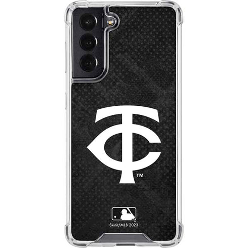 MLB Minnesota Twins Dark Wash Galaxy S22 Clear Case