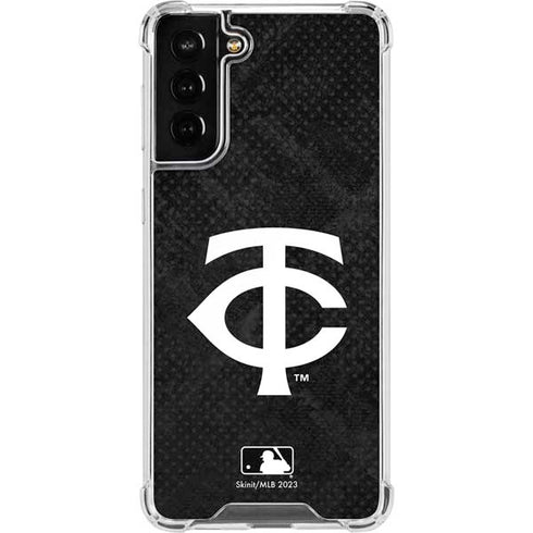 MLB Minnesota Twins Dark Wash Galaxy S22 Plus Clear Case