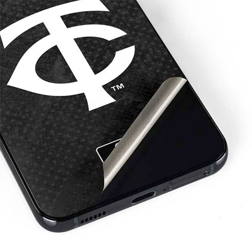 MLB Minnesota Twins Dark Wash Galaxy S22 Skin