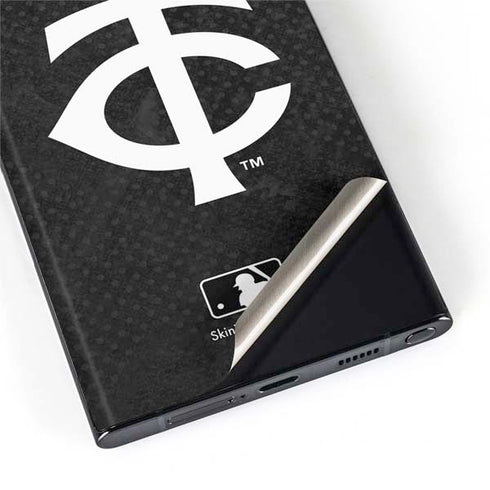 MLB Minnesota Twins Dark Wash Galaxy S22 Ultra Skin