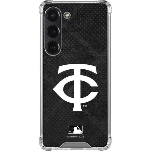 MLB Minnesota Twins Dark Wash Galaxy S23 Clear Case