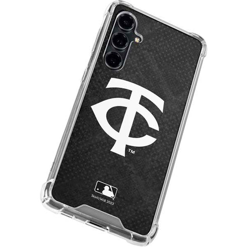 MLB Minnesota Twins Dark Wash Galaxy S23 FE Clear Case