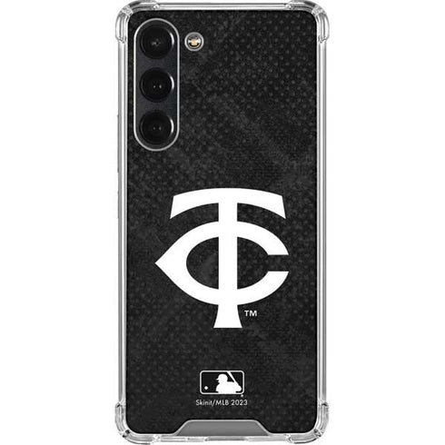 MLB Minnesota Twins Dark Wash Galaxy S23 Plus Clear Case
