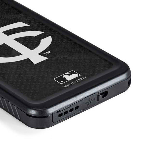 MLB Minnesota Twins Dark Wash Galaxy S23 Plus Waterproof Case