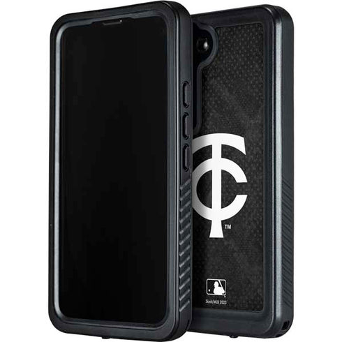 MLB Minnesota Twins Dark Wash Galaxy S23 Waterproof Case