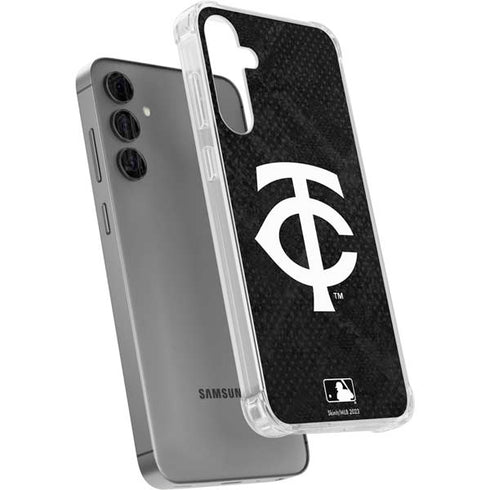 MLB Minnesota Twins Dark Wash Galaxy S24 Plus Clear Case