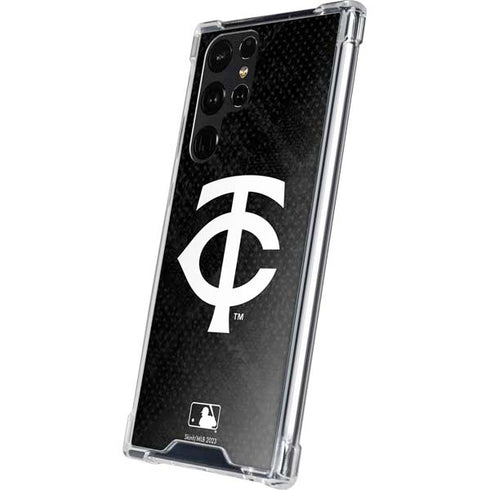 MLB Minnesota Twins Dark Wash Galaxy S24 Ultra Clear Case