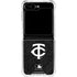MLB Minnesota Twins Dark Wash Galaxy Z Flip5 5G Clear Case